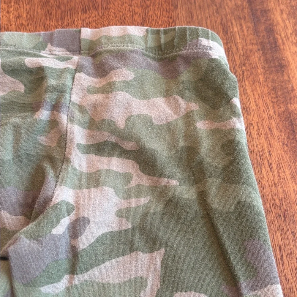 Kids Camo Leggings - Green Camouflage